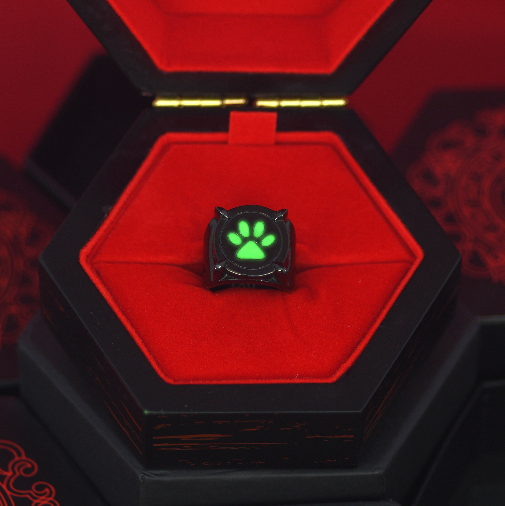 Miraculous Cat Noir "Glow in the Dark" Ring