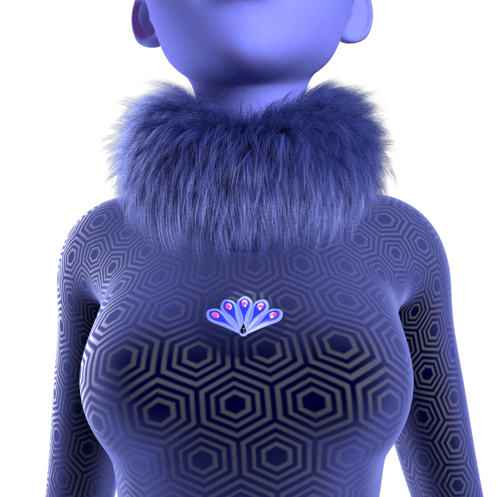 Miraculous Peacock Charged Brooch – Zag Store