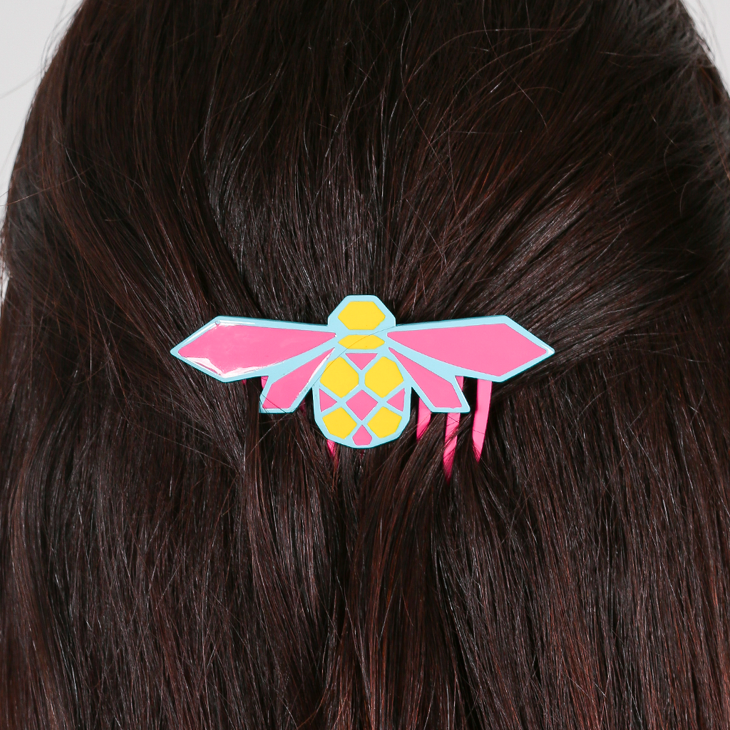Miraculous Bee Zoé Camouflage Hair Comb