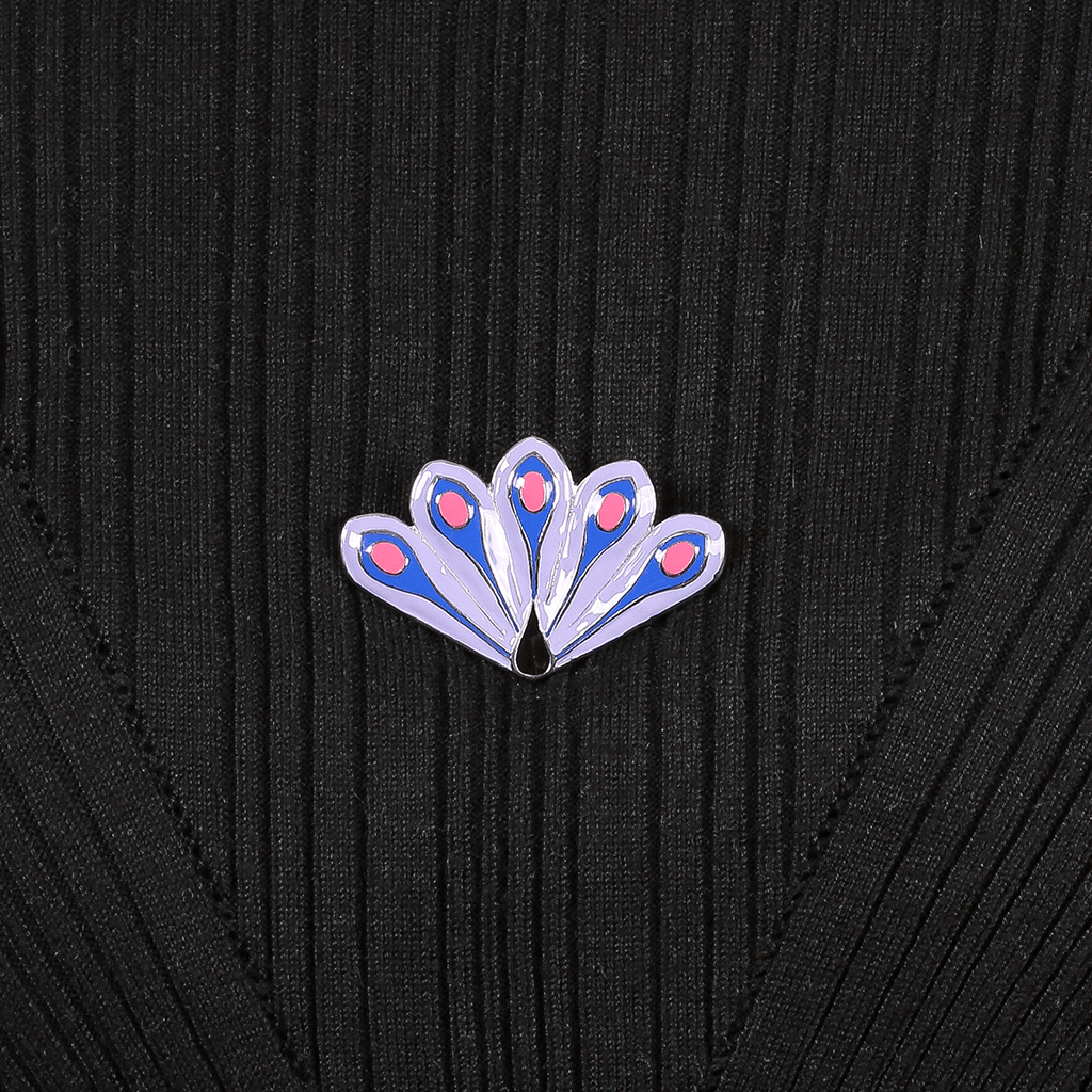 Miraculous Peacock Charged Brooch – Zag Store