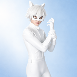 Miraculous Cat Blanc Cosplay Costume Set - Adult
