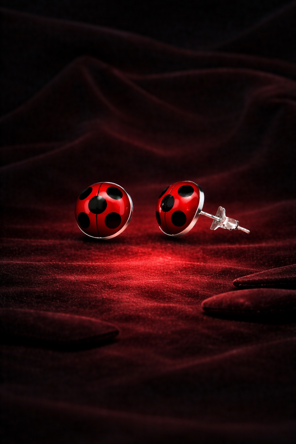 Ladybug Earrings studs Miraculous