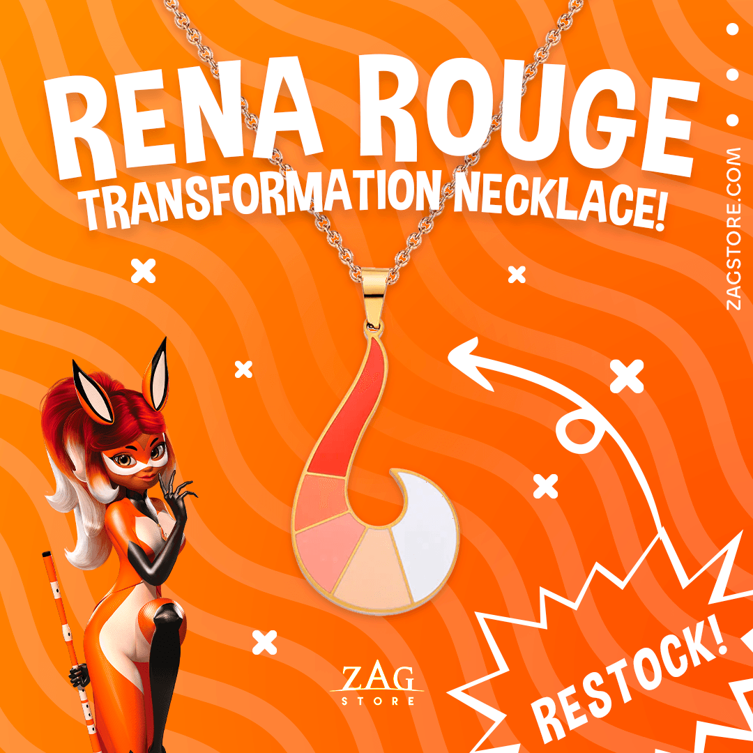 Diy Rena Rouge Miraculous Rena Rouge Transformation Necklace – Zag Store