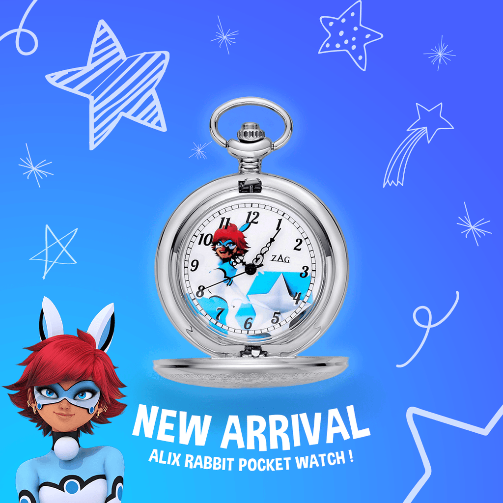 Miraculous Bunnyx Pocket Watch Zag Store