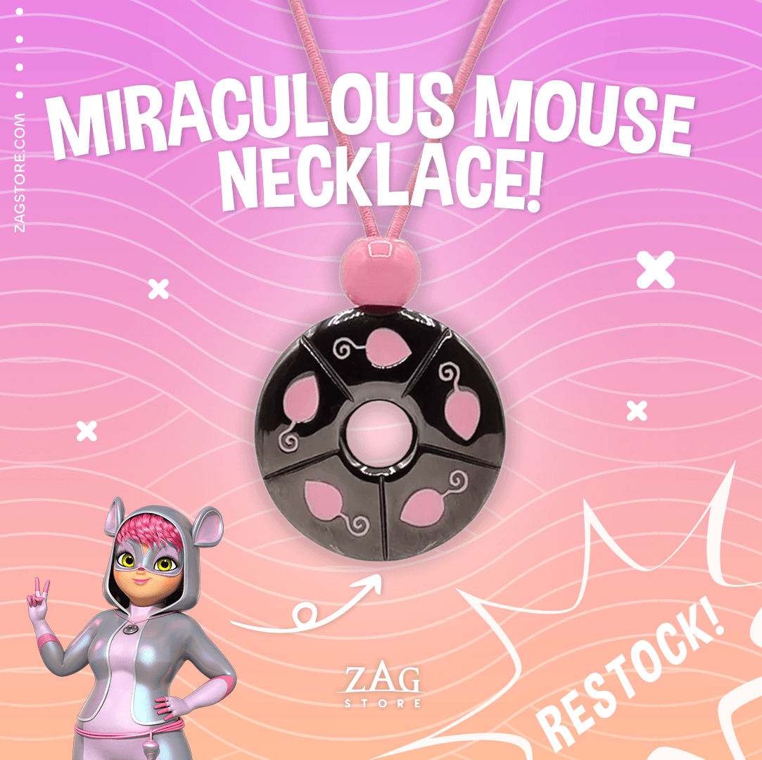 Miraculous Mouse Transformation Necklace – Zag Store