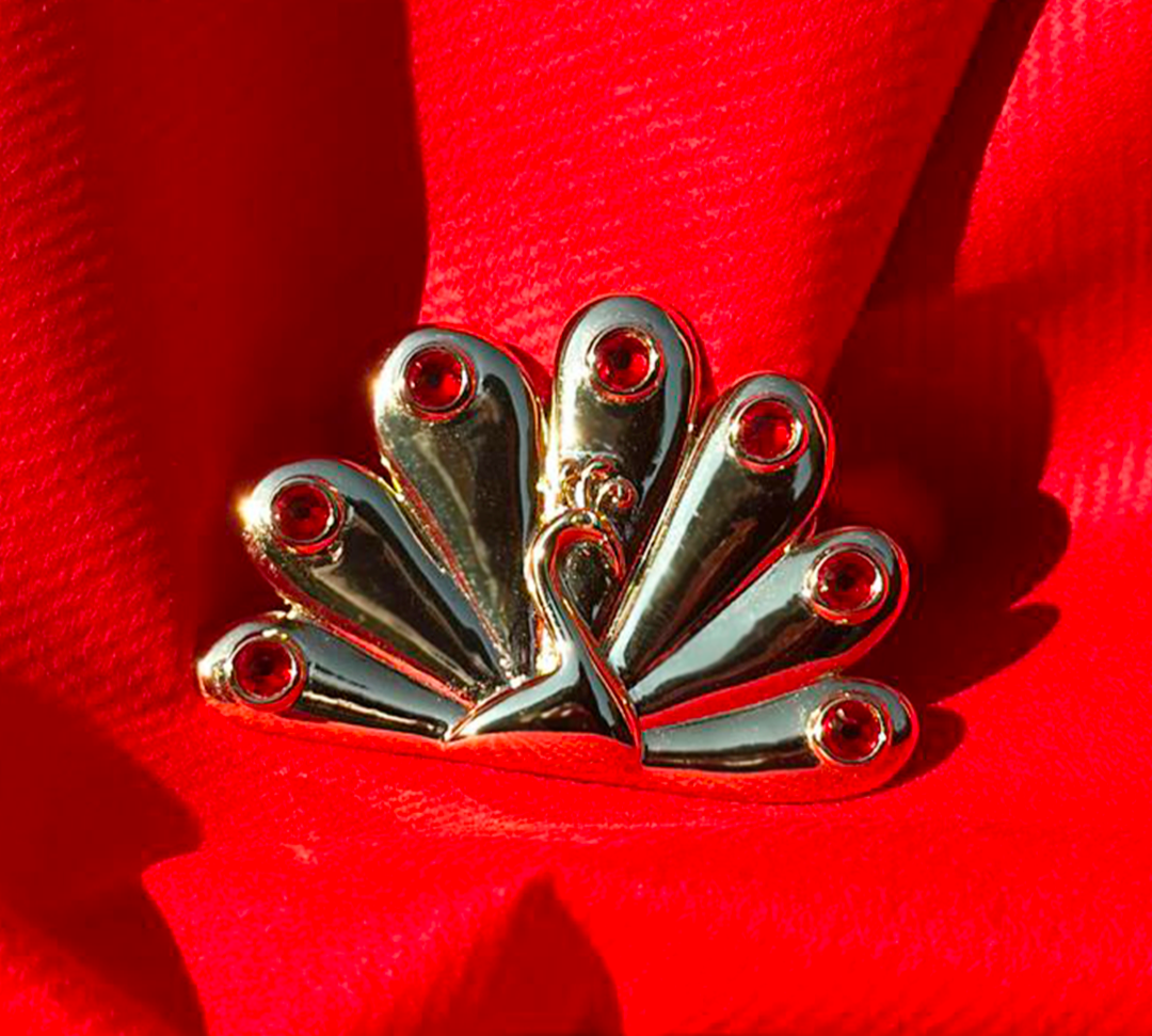 Miraculous Ladybug Gabriel Agreste Peacock Brooch Pin Gold