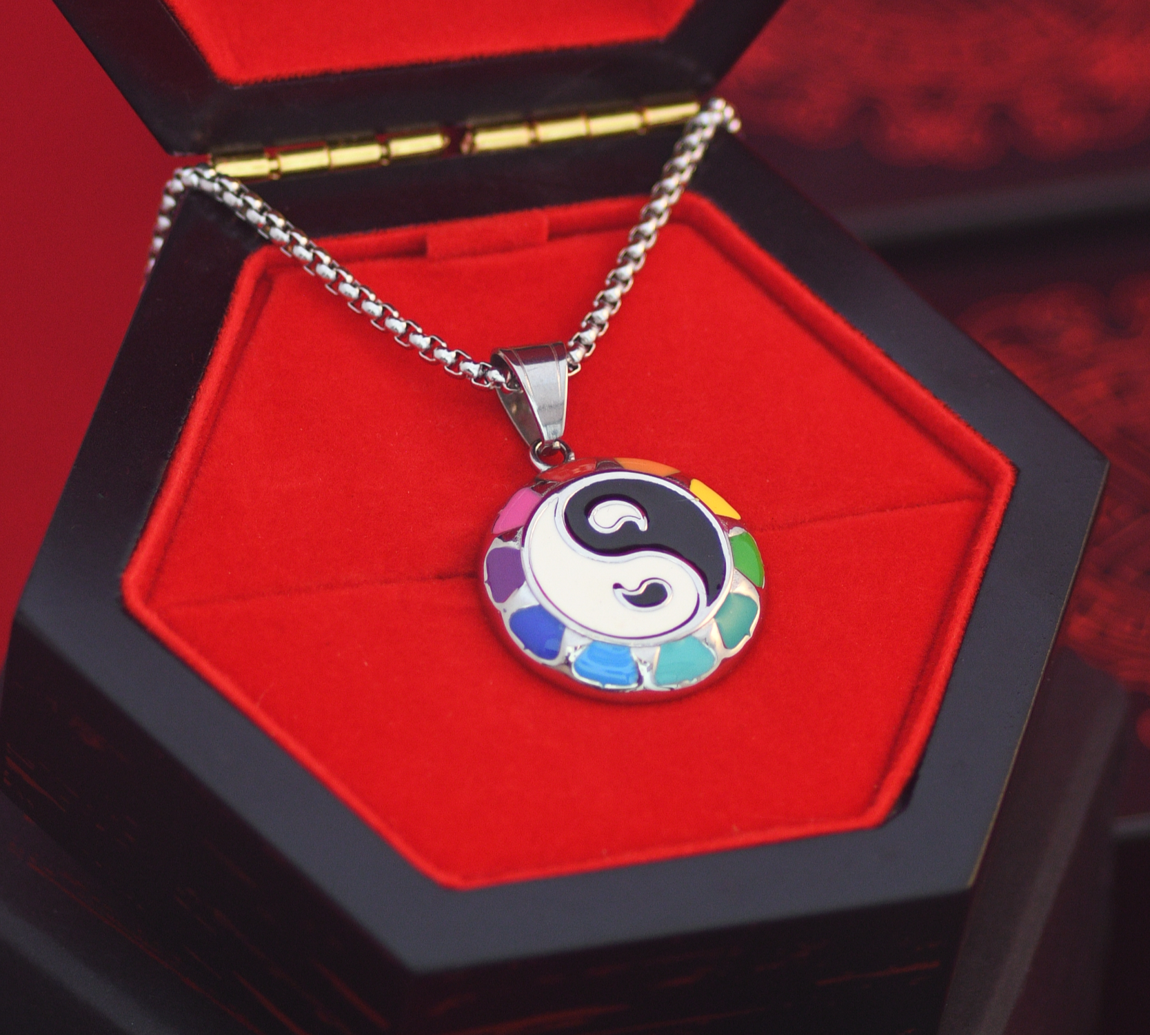 Miraculous Yin Yang necklace