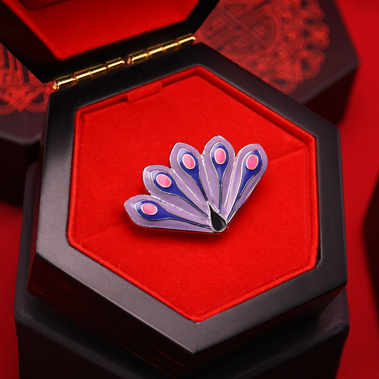 Miraculous Peacock Charged Brooch – Zag Store