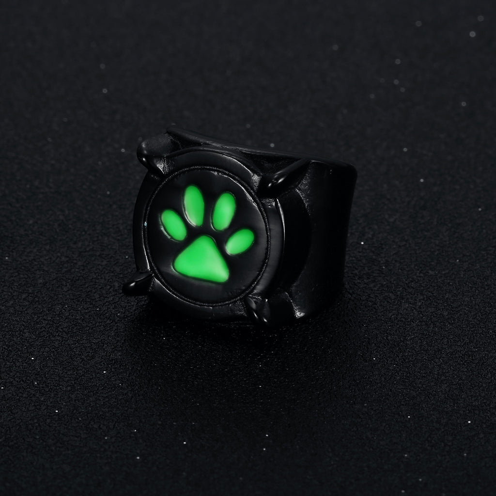 Miraculous Cat Noir "Glow in the Dark" Ring . Chat new glow in the dark ring . 