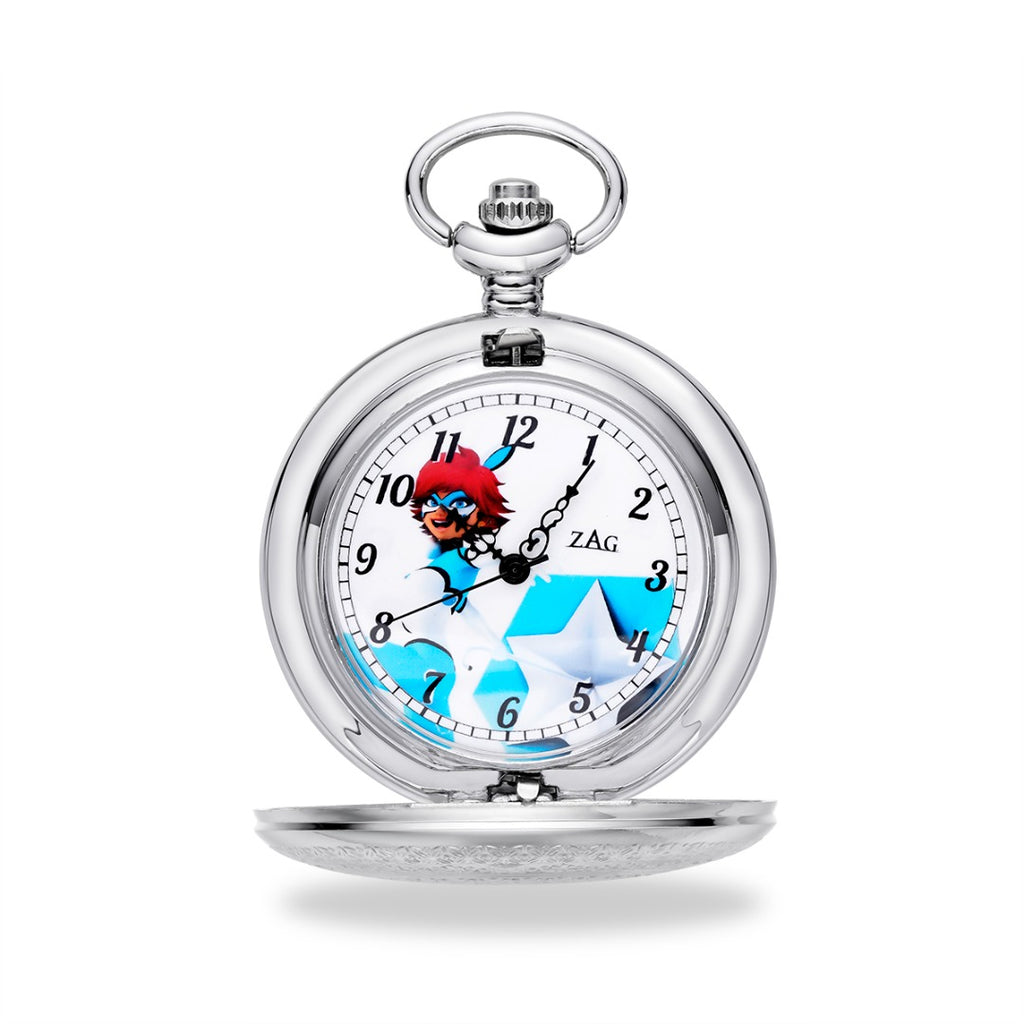 Rabbit Miraculous Pocket watch inspired by Alix K own from the TV show Miraculous:
