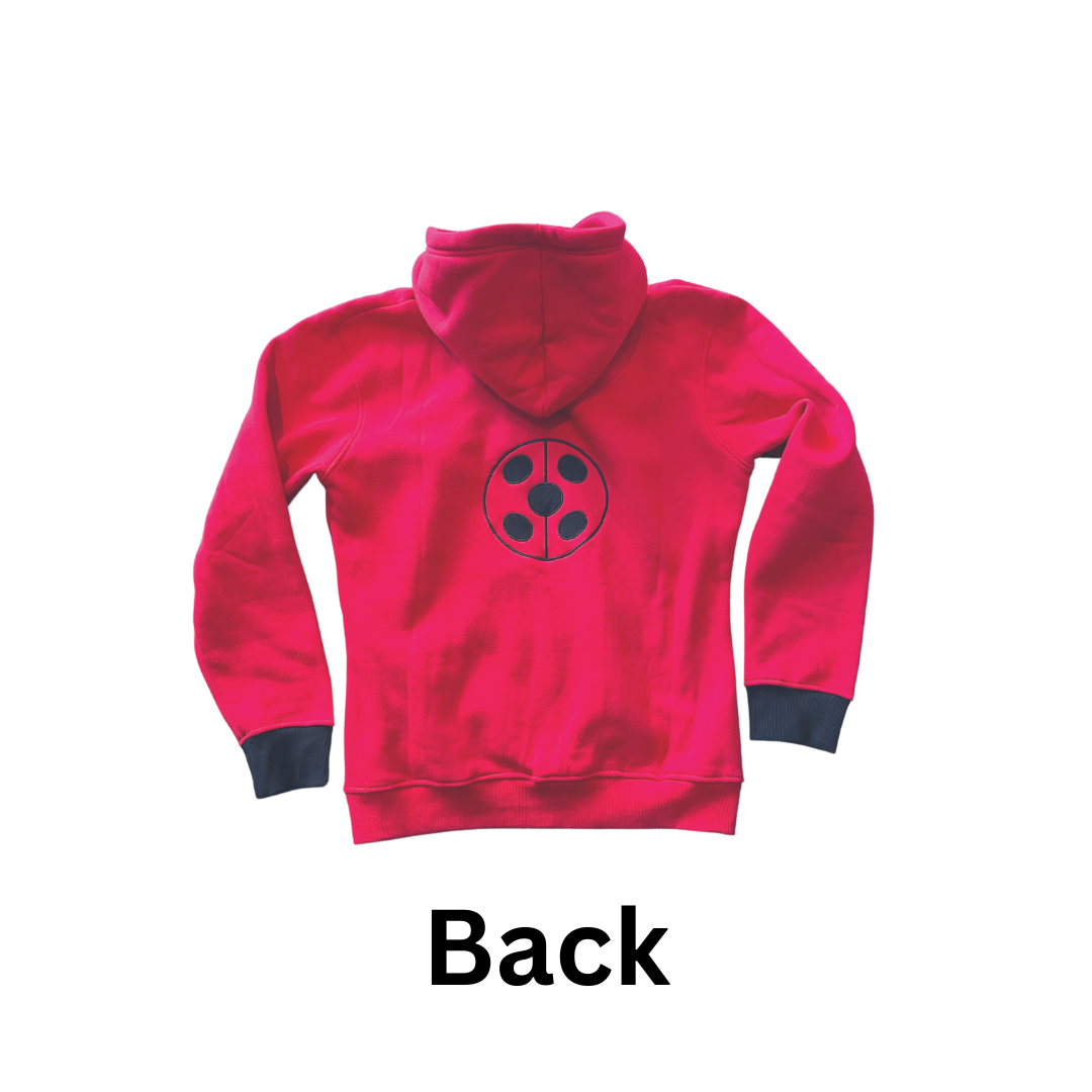 Hoodie Miraculous Ladybug Embroidered Zag Store
