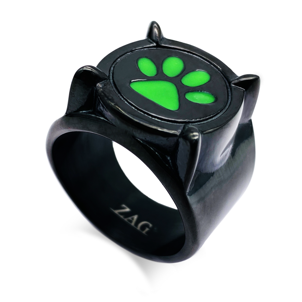 Miraculous Cat Noir "Glow in the Dark" Ring . The ring of chat noir 