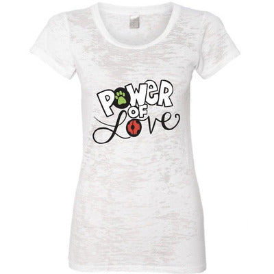 Tee Power of Love Burnout